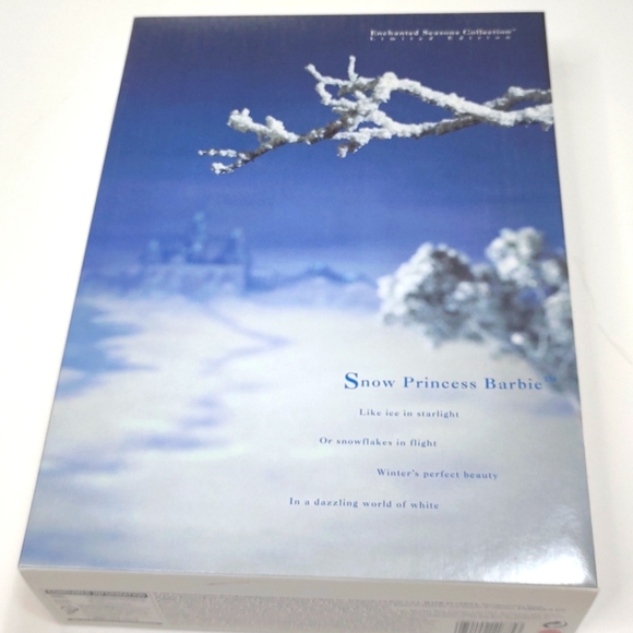 Mattel Enchanted Seasons Snow Princess Barbie #11875 NRFB First in Series 1994 - Picture 5 of 10